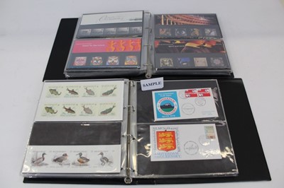 Lot 1262 - Stamps GB World selection in album and loose.