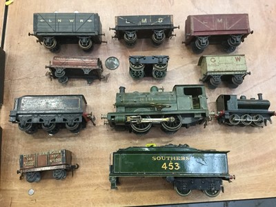 Lot 1467 - Railway Bassett-Lowke gauge 1, clockwork locomotive green livery No. 810