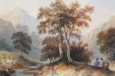 Lot 1122 - Attributed to Louise Caroline, Duchess of Argyll (1848-1949) watercolour landscape (purchased as by the princess)