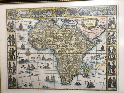 Lot 121 - Engraved map of Africa after Blaue