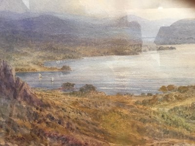 Lot 125 - William Taylor Longmire (1841-1914) watercolour - Windermere