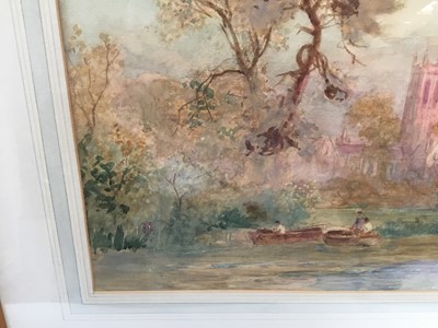 Lot 156 - Stuart Lloyd (1845-1959) watercolour, Canterbury, 30 x 35cm, glazed frame