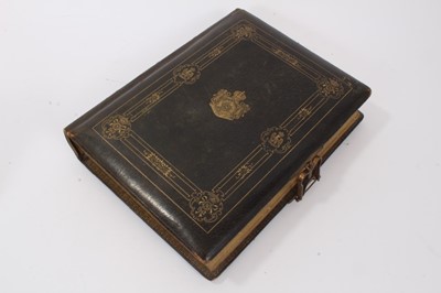 Lot 48 - Emperor Napoleon III embossed photograph album (Royal Sale)