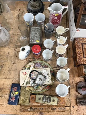 Lot 36 - Group of Royal Commemorative items to include ceramic and enamel beakers from Victoria and later monarchs (qty)