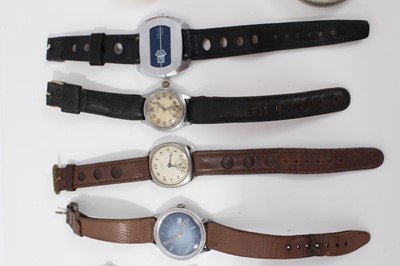 Lot 24 - Group of vintage wristwatches and two pocket watches