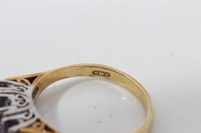 Lot 66 - Three 18ct gold gem set rings