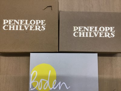 Lot 1795 - 3 pairs of shoes in boxes 2 x Penelope Chilvers and 1 Boden