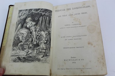 Lot 1102 - Dodgson, Charles] Through the Looking-Glass and what Alice found there, first edition