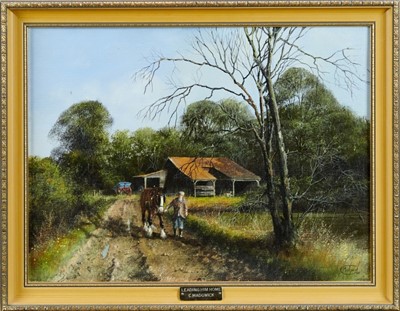 Lot 1165 - *Pair of Clive Madgwick acrylics on canvas