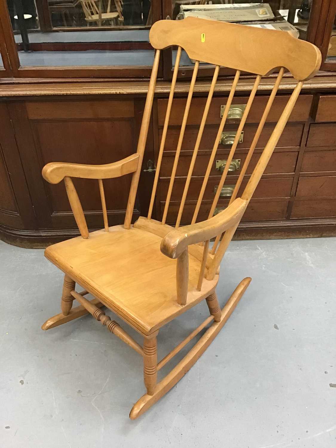 Lot 915 - Stick back rocking chair