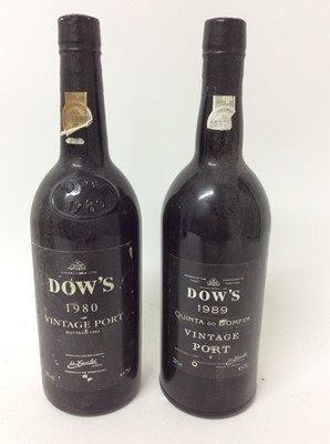 Lot 99 - Port - two bottles, Dow's 1980 and 1989
