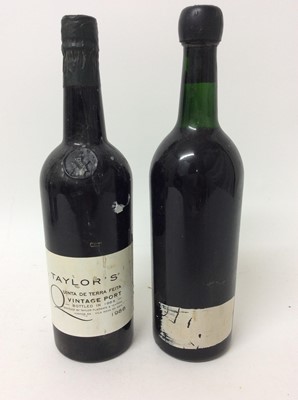 Lot 100 - Port - two bottles, Taylor’s 1986 and Fonsecca 1966 (lacking label)