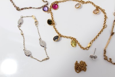 Lot 50 - Group of gold and other jewellery