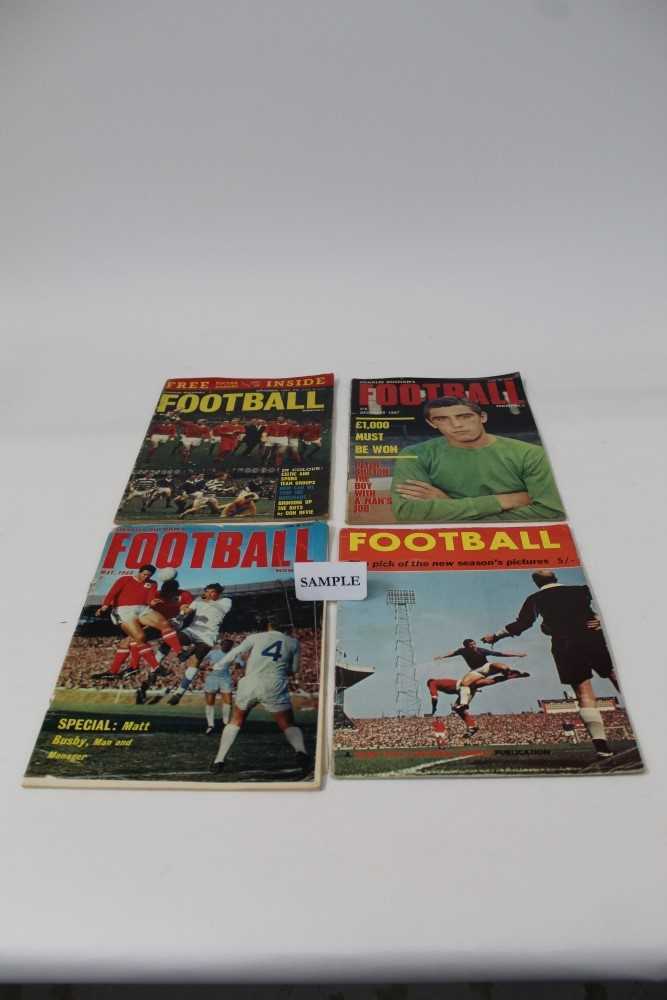 Lot 1147 - Large collection of football programmes and football memorabilia - to be sorted