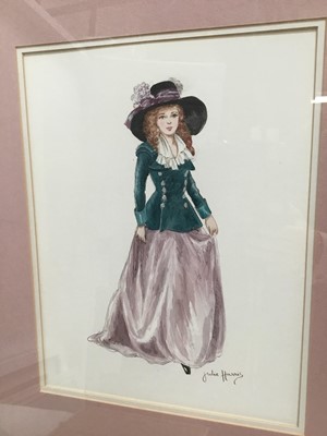 Lot 88 - Julie Harris (late 20th century) costume design for the film 'The Slipper and the Rose'