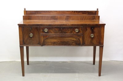 Lot 1227 - George III mahogany sideboard