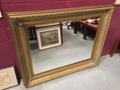 Lot 928 - Large gilt framed wall mirror