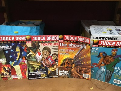 Lot 550 - Large collection of Judge Dredd comics