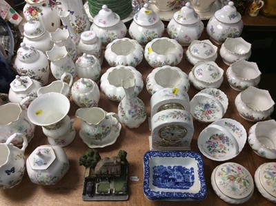 Lot 449 - Large collection of various Aynsley ceramics together with a group of Royal Doulton encrusted floral baskets and other china