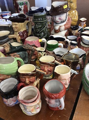 Lot 405 - Collection of Toby jugs and Royal commemorative ceramics