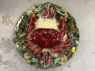 Lot 558 - Pallisey ware crab dish and lot decorative china