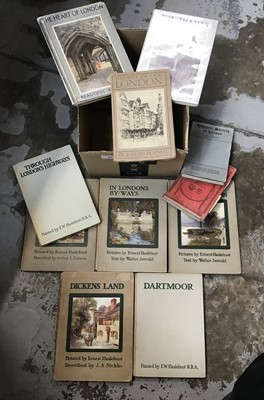 Lot 81 - Box books including Ernest Haslehust/ Arthur L. Salmon books etc