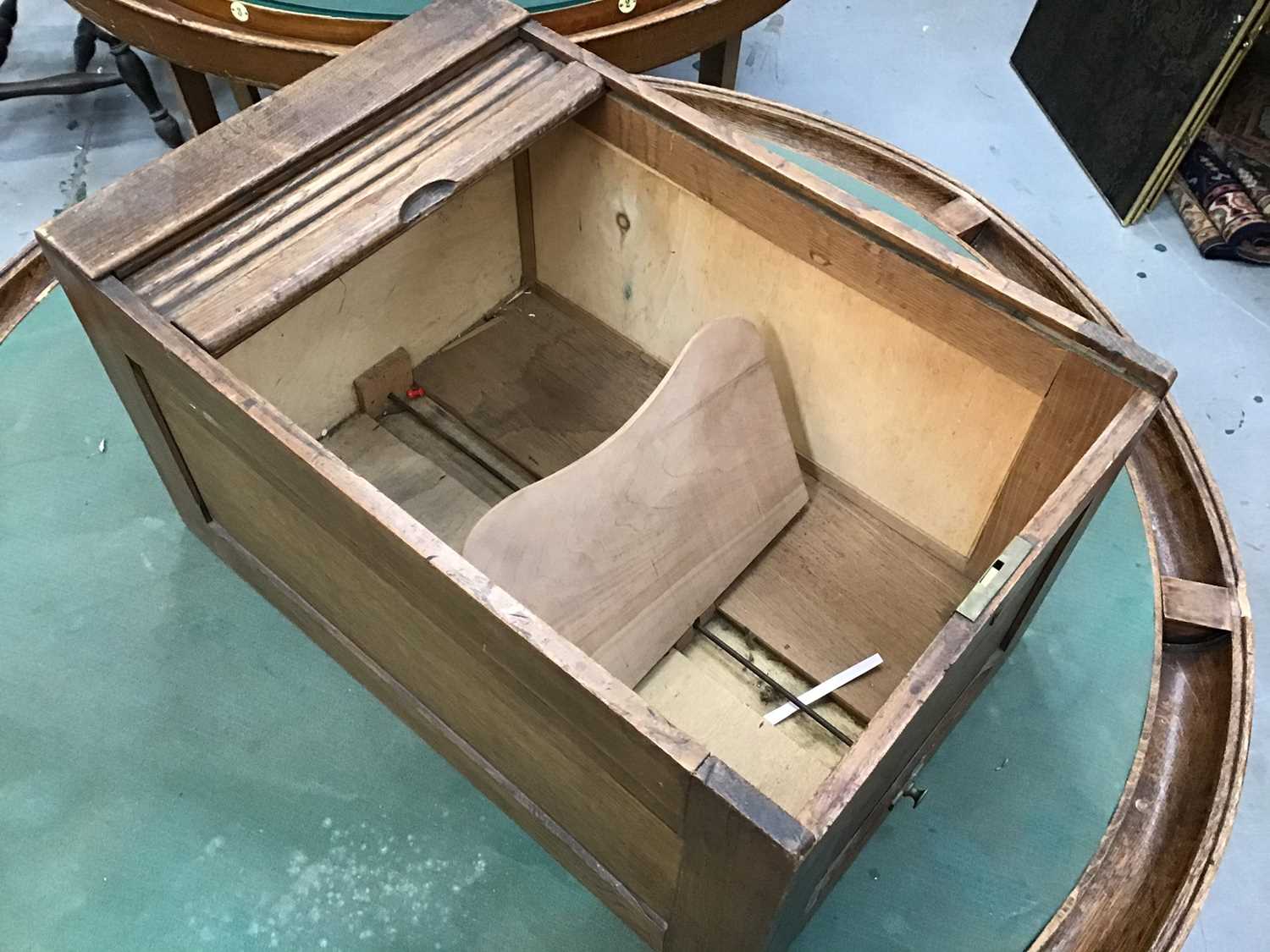 Lot 1001 - Tambour shutter box