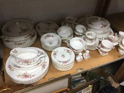 Lot 320 - Royal Albert Moss Rose pattern dinnerware