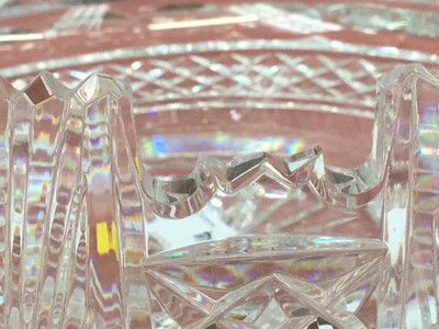 Lot 854 - Attractive Waterford Crystal bowl, signed around the base