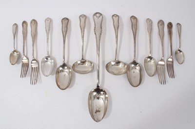 Lot 355 - Alexander Clark 55 piece cutlery set