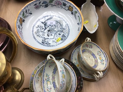 Lot 328 - Mason's Ironstone fruit bowl and other decorated china