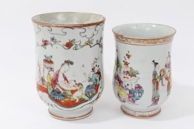 Lot 176 - Two Chinese 18th/19th century famille rose...