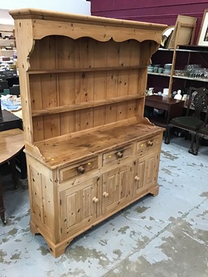 Lot 972 - Pine high dresser