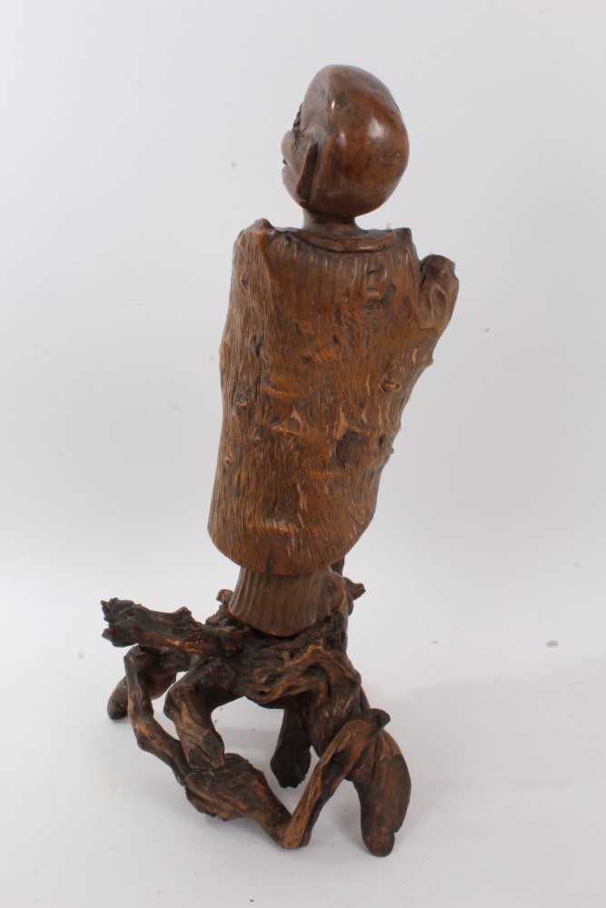 Lot 701 19th Century Japanese Root Carving