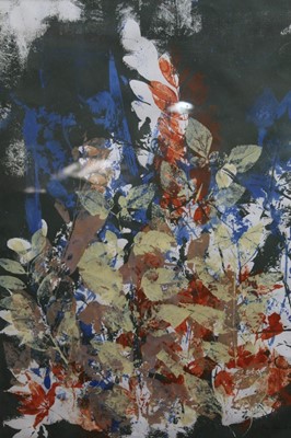 Lot 1035 - Pam Dan mixed media Autumn leaves, signed and dated '89