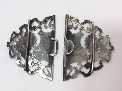 Lot 657 - Silver nurses buckle