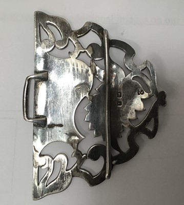 Lot 657 - Silver nurses buckle