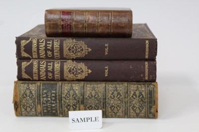 Lot 1285 - Box of assorted natural history book to include Maunders Treasurey of Natural History, Buffons Natural History and Hutchinsons Animals of All Countries