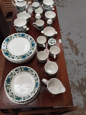 Lot 600 - Large collection of Midwinter Spanish Garden pattern tea and dinner wares