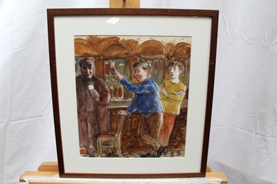 Lot 9 - Peter Campbell (1931-1989) watercolour - four works