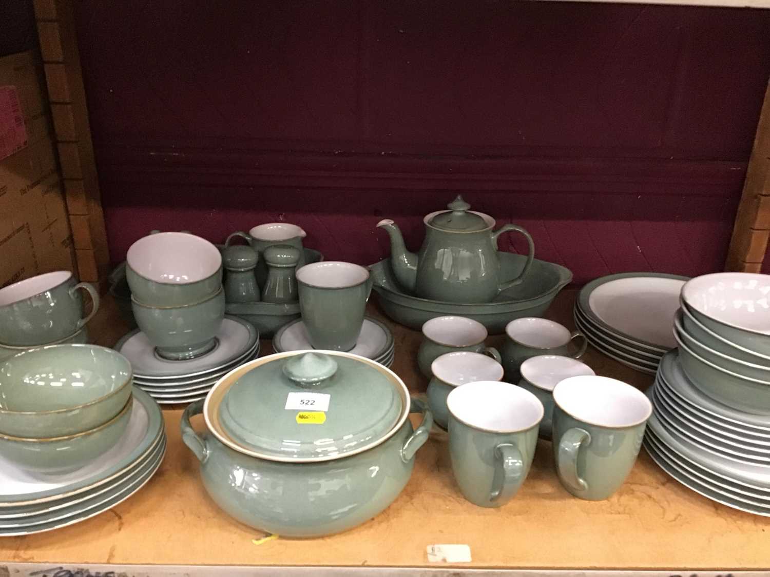 Lot 522 - Green Denny dinner and tea ware