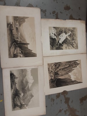 Lot 51 - Group of unframed works on paper
