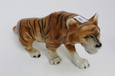 Lot 106 - Royal Dux figure of a prowling Tiger