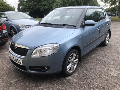 Lot 1 - 2009 Skoda Fabia 1.6 petrol, Automatic, Reg. No. EY59 USG, 11,302 miles, finished in grey, MOT until 18th September 2020, supplied with V5 and history file