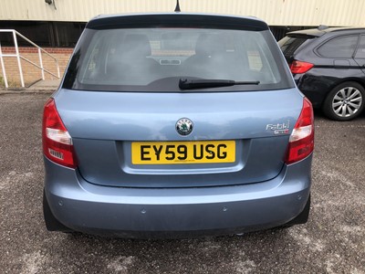 Lot 1 - 2009 Skoda Fabia 1.6 petrol, Automatic, Reg. No. EY59 USG, 11,302 miles, finished in grey, MOT until 18th September 2020, supplied with V5 and history file