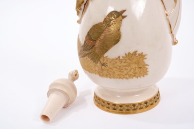 Lot 83 - An Austrian porcelain ewer and stopper
