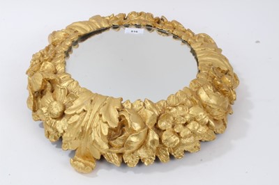 Lot 816 - 19th century giltwood mirrored plateau