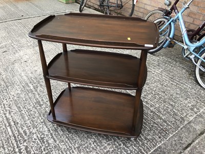 Lot 884 - Ercol three tier tea trolley