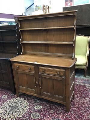 Lot 887 - Ercol two height dresser