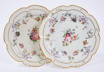 Lot 74 - Pair Bristol porcelain plates